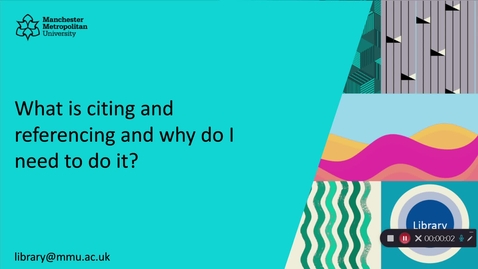 Thumbnail for What is citing and referencing and why do I need to do it?