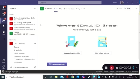 Thumbnail for Adding group sections into the collaboration area