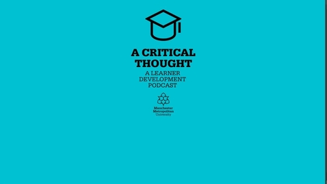 Thumbnail for Critical Thinking with Professor Laura Serrant