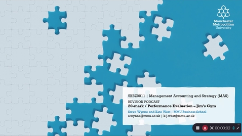 Thumbnail for Revision Podcast: Jim's Gym (Performance Evaluation)