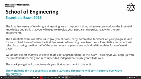 Thumbnail for entry 6E4Z1003 Essential Assessment Guidance 