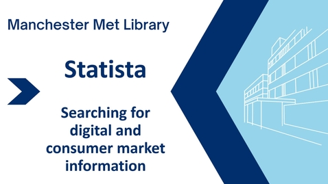 Thumbnail for entry Statista: searching for digital and consumer market information