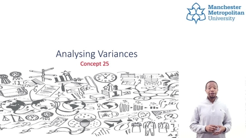 Thumbnail for entry Concept 25-Analysing Variances