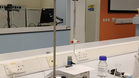 Thumbnail for entry Total water hardness titration demonstration
