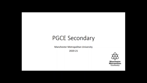 Thumbnail for PGCE secondary course overview