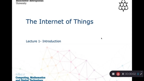 Thumbnail for entry Internet of Things - Introduction to the module