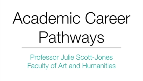 Thumbnail for entry Professor Julie Scott-Jones