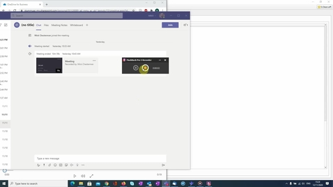 Thumbnail for Uploaded Recorded Teams Video  to Mmmutube
