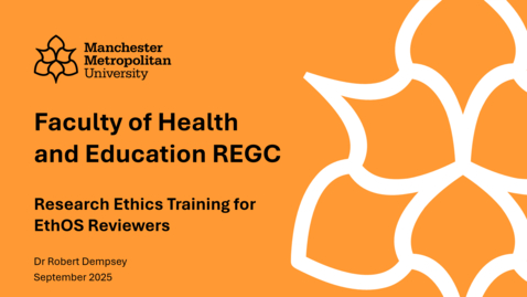 Thumbnail for EthOS v2 Training for Reviewers (Sept 2025)