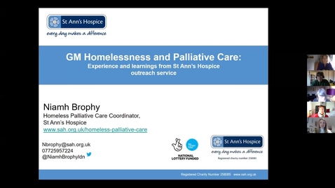 Thumbnail for entry SUAB webinar: End of life and palliative care, with Niamh Brophy