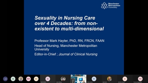 Thumbnail for Professor Mark Hayter Inaugural Professorial Lecture 16 March 2022