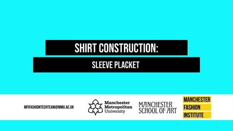 Thumbnail for BA Lowry Shirt Construction - Step 4 - Sleeve Placket