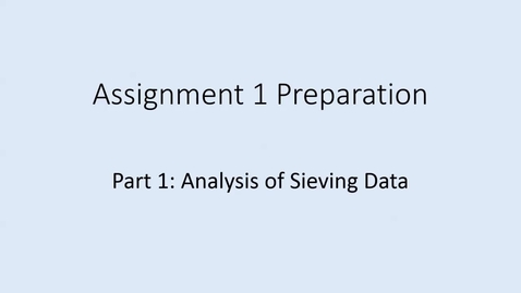 Thumbnail for 6F4Z3102 Sieving Analysis