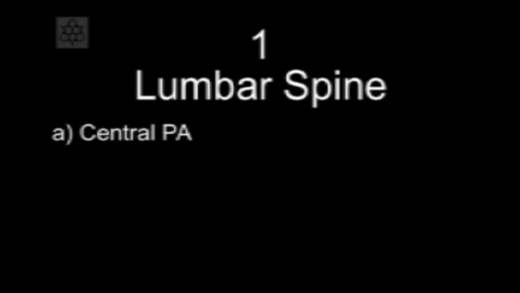 Thumbnail for entry Manual Therapy Lumbar Spine Central PA
