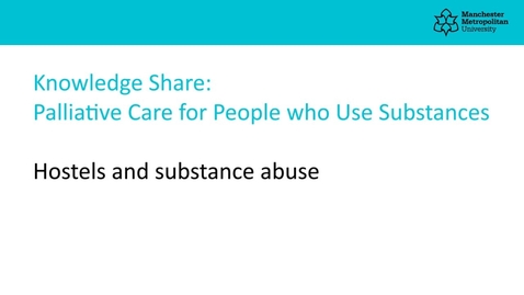 Thumbnail for Hostels and substance use