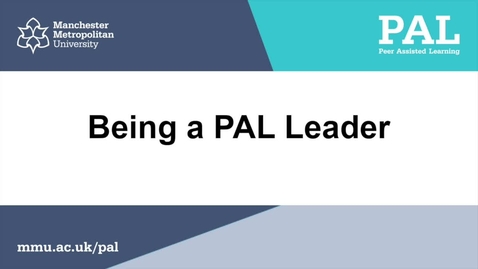 Thumbnail for Being a PAL Leader