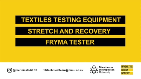 Thumbnail for Stretch &amp; Recovery - Fryma Tester