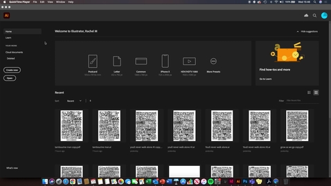 Thumbnail for WEEK 1 ILLUSTRATOR EXERCISE