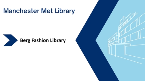 Thumbnail for Berg Fashion Library