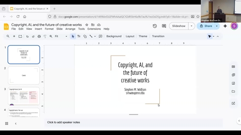 Thumbnail for Copyright, AI, and the future of creative works