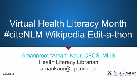 Thumbnail for Wikipedia edit-a-thon