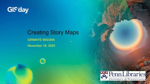 Thumbnail for Creating ArcGIS StoryMap