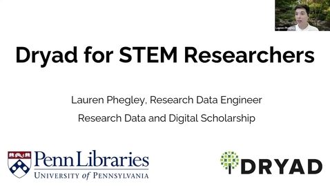 Thumbnail for Dryad for STEM Researchers Workshop