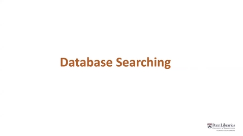 Thumbnail for Introduction To Database Searching