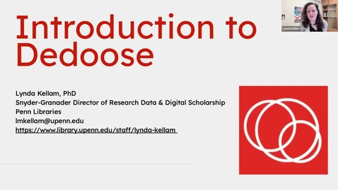 Thumbnail for Introduction to Dedoose