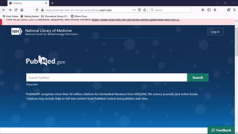 Thumbnail for PubMed: Save Searches/Create Alerts