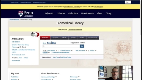 Thumbnail for Searching Systematically in the Health Sciences