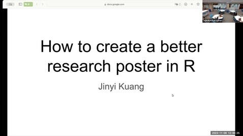 Thumbnail for Making posters with R using posterdown