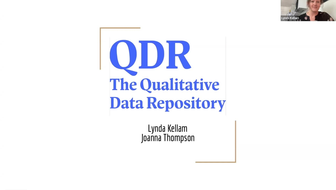 Workshop on the Qualitative Data Repository
