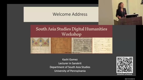 Thumbnail for Day 1 South Asia Studies Digital Humanities