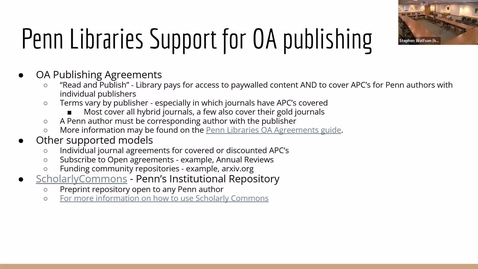 Thumbnail for Navigating federal public deposit and publisher requirements with open access publishing