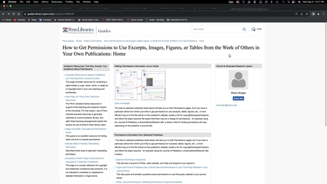 Thumbnail for How to get Permissions to Use Excerpts, Images, or Tables from the Work of Others