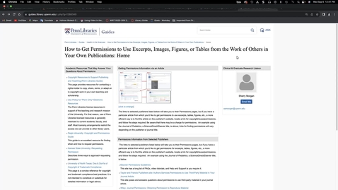 Thumbnail for entry How to get Permissions to Use Excerpts, Images, or Tables from the Work of Others