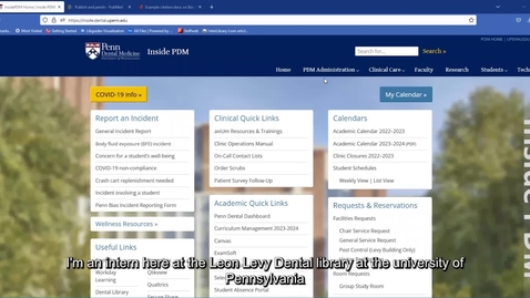 Thumbnail for Dental Library Catalog Search Tutorial