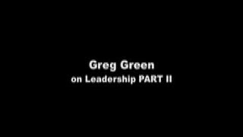 Thumbnail for  Greg Green Part II