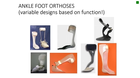 Thumbnail for Unit 2 Part B Orthotic Interventions for the Neurologically Impaired Individual
