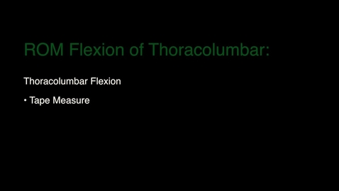 Thumbnail for PHT5226C_Goni Lumbar Flexion