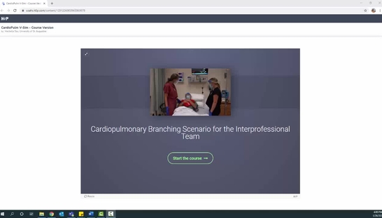 Cardiopulmonary Branching Scenario Tutorial