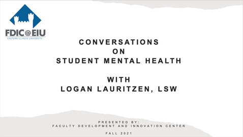 Thumbnail for entry Conversation with Logan Lauritzen