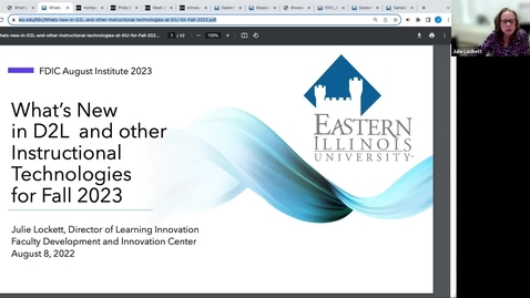 Thumbnail for What's New in D2L and other Instructional Technologies for Fall 2023