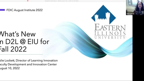 Thumbnail for What's New in D2L @ EIU for Fall 2022
