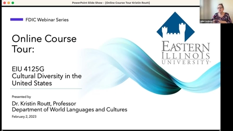Thumbnail for Online Course Tour - EIU 4125G