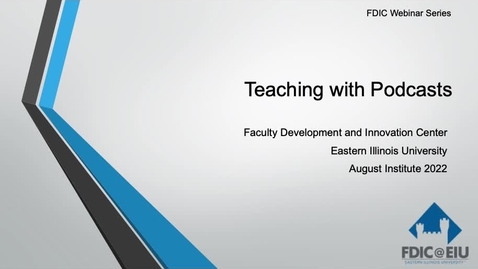 Thumbnail for Teaching with Podcasts