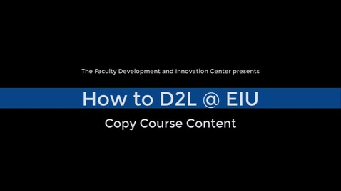Thumbnail for entry How to Copy Course Content
