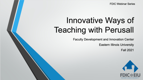 Thumbnail for Innovative Ways of Teaching with Perusall