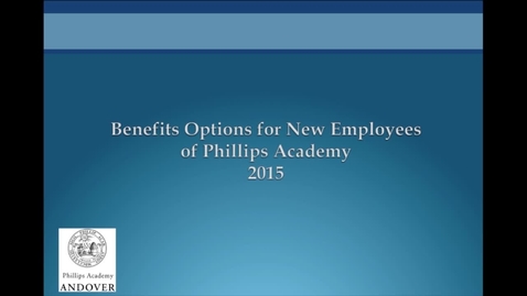 Thumbnail for Benefits Overview
